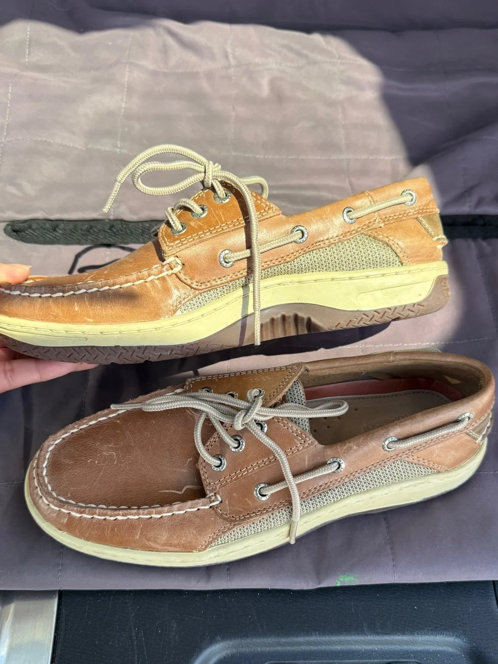 Sperry Men's Tan Leather Boat Shoes